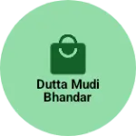 Business logo of Dutta mudi bhandar