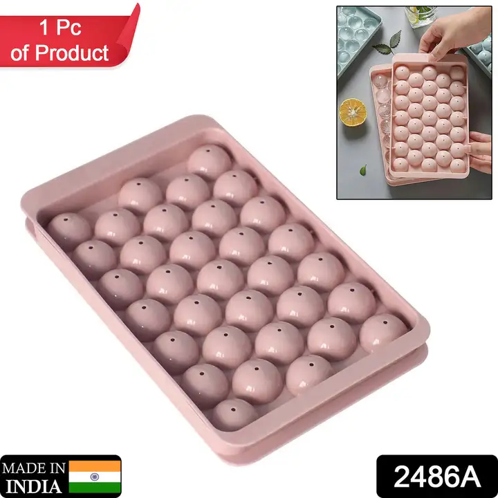 2486A Plastic Round BPA Free Reusable Ice Cube Ice Ball Mold/Lollipop Candy Maker uploaded by DeoDap on 3/20/2023