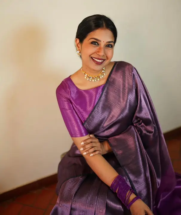Beautiful banarasi silk saree with blouse piece  uploaded by Dhananjay Creations Pvt Ltd. on 3/20/2023