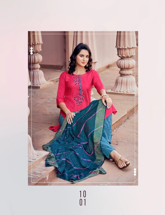 "
 Sr no.81135
 *Anokhi Vol 1 Parra Studio Readymade Pant Style Suits*

Top : Rayon 14 Kg With Khatl uploaded by Roza Fabrics on 3/20/2023