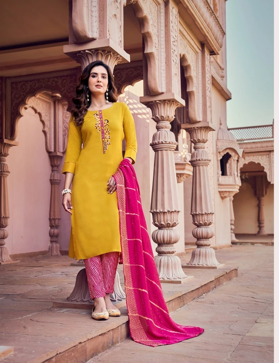 "
 Sr no.81135
 *Anokhi Vol 1 Parra Studio Readymade Pant Style Suits*

Top : Rayon 14 Kg With Khatl uploaded by Roza Fabrics on 3/20/2023
