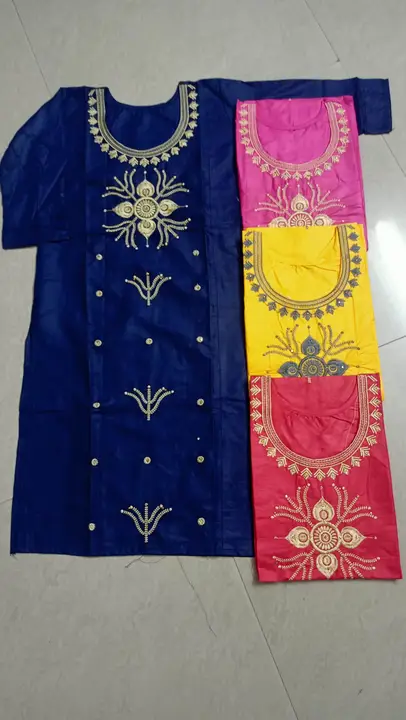 Embroidery kurti but not one piece purchase minimum 4 piece one set uploaded by Urmila garments on 3/20/2023
