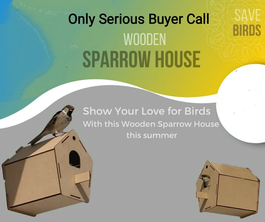 Wooden Sparrow House uploaded by business on 3/20/2023