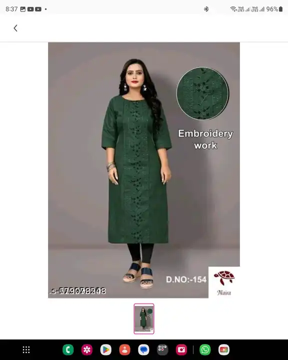 *HEAVY KURTI*

WORK AND PLAIN MIX

SIZE:- MIX SIZES

MIN ORDER:- 100 PIECE


*RATE:-180RS ONLY*🛍️

 uploaded by S.R ENTERPRISE on 3/20/2023