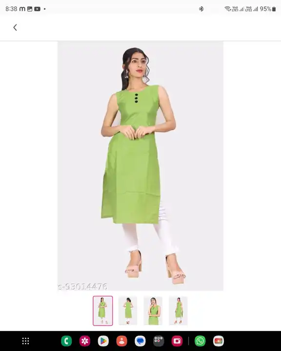 *HEAVY KURTI*  WORK AND PLAIN MIX  SIZE:- MIX SIZES  MIN ORDER:- 100 PIECE   *RATE:-180RS ONLY*🛍️ uploaded by business on 3/20/2023