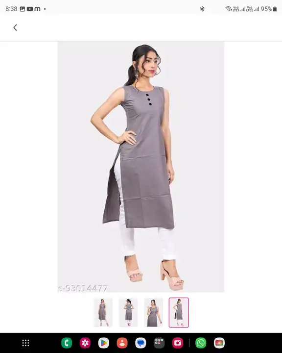 *HEAVY KURTI*  WORK AND PLAIN MIX  SIZE:- MIX SIZES  MIN ORDER:- 100 PIECE   *RATE:-180RS ONLY*🛍️ uploaded by S.R ENTERPRISE on 3/20/2023