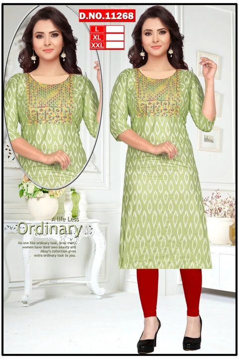 RAYON Sequence Work Kurtis uploaded by BHARAT CREATION on 3/20/2023