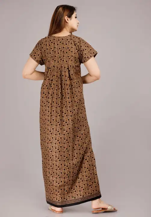Womens Cotton Nighty Night Gown uploaded by Vetali Export on 3/20/2023