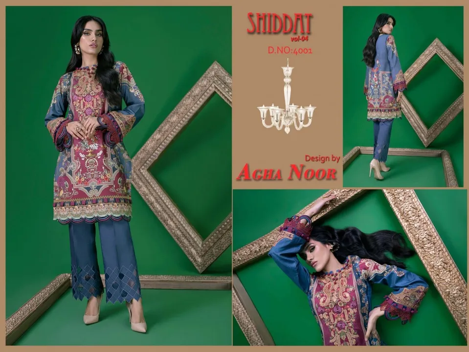 Karachi set 10 PC's suit collection uploaded by Rabi creation on 3/20/2023