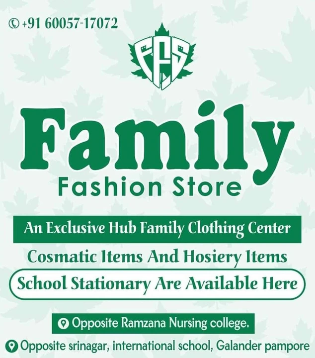 Factory Store Images of Family fashion store