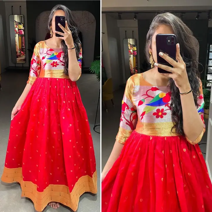 PAITHANI GOWN  uploaded by L & S GOODS CO on 3/20/2023