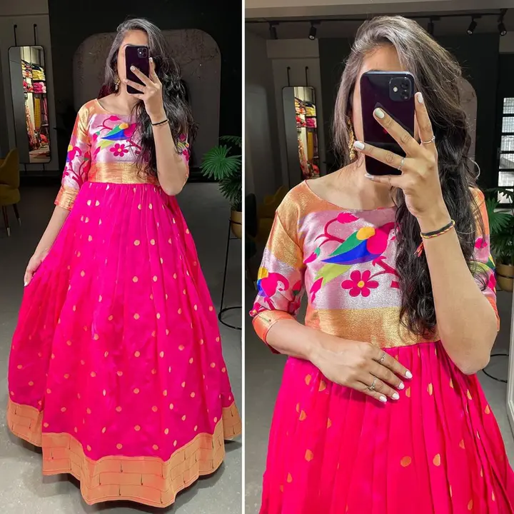 PAITHANI GOWN  uploaded by L & S GOODS CO on 3/20/2023