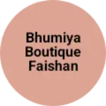 Business logo of Bhumiya boutique faishan ledish tailor