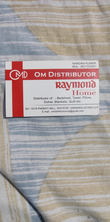 Visiting card store images of OM DISTRIBUTOR