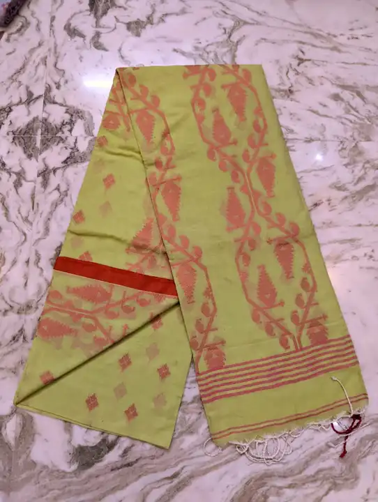 Cotton handloom jamdani saree  uploaded by Sarada Handlooms on 3/20/2023