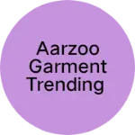 Business logo of AARZOO garment trending
