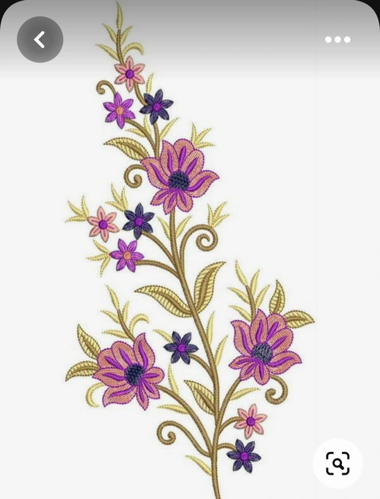 Kurti embroidery  uploaded by Alisha embroidery art on 3/20/2023
