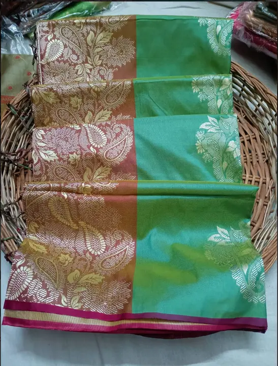 Banarsi Lichi silk saree uploaded by Mayra creations on 3/20/2023