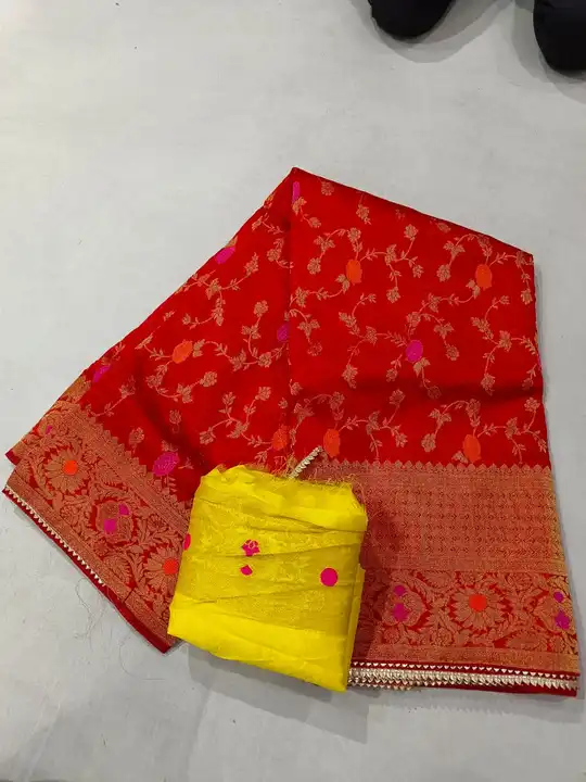 Dola Silk saree uploaded by Mayra creations on 3/20/2023