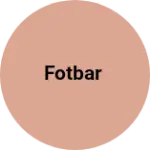 Business logo of Fotbar