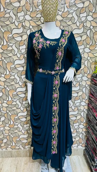 Saree gown uploaded by HR FASHION on 5/1/2024