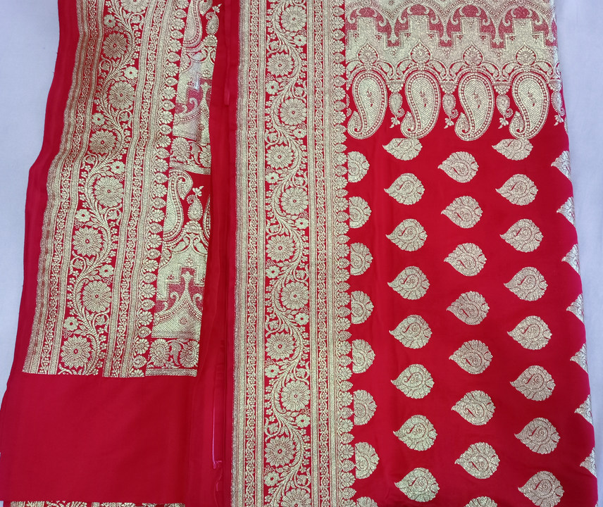 Banarsi silk kataan buti  uploaded by Wholesale Saree dealer on 3/21/2023
