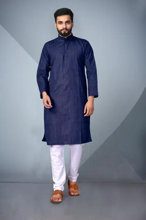 *VIP PRESENTS*Men's plain kurta Type:Traditional Kurta

Fabric: COTTONBLENDSEMI LINEN SLUBONLY kurta uploaded by Taha fashion from surat on 3/21/2023