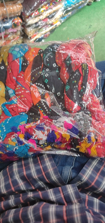 multicolour cotton dupatta  uploaded by S.S garments on 5/30/2024