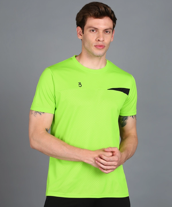 Lemona Half Sleeve Men DRY-FIT regular T-shirt  uploaded by KGN Clothing on 3/21/2023