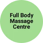 Business logo of Full body massage centre Delhi Paharganj 813097291