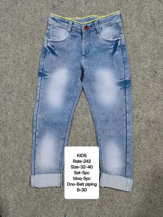 Kids jens  uploaded by Jeans Manufacturer  on 3/21/2023