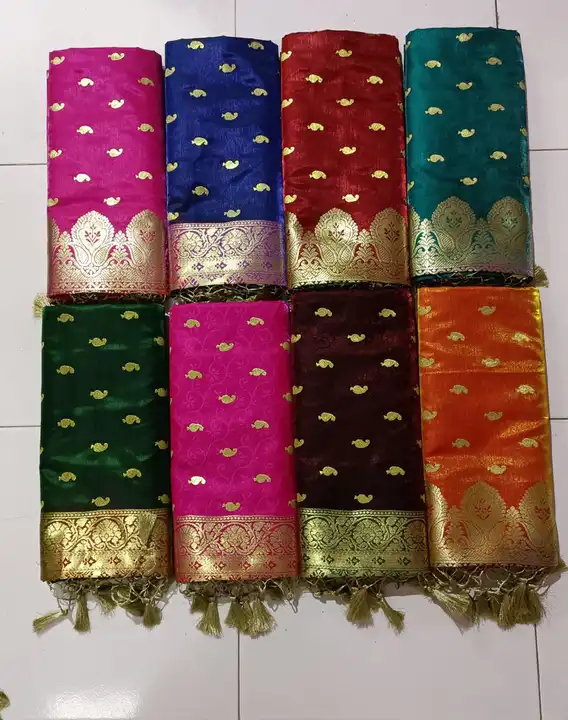 Post image Hey! Checkout my new product called
Satin Saree (Embroidery work)
Length - 6+ meter
Set - 8 piece
Colour - 8 
Price - 730/-.