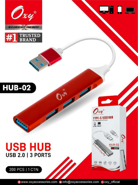 USB hub uploaded by Mahalaxmi Enterprises on 3/21/2023