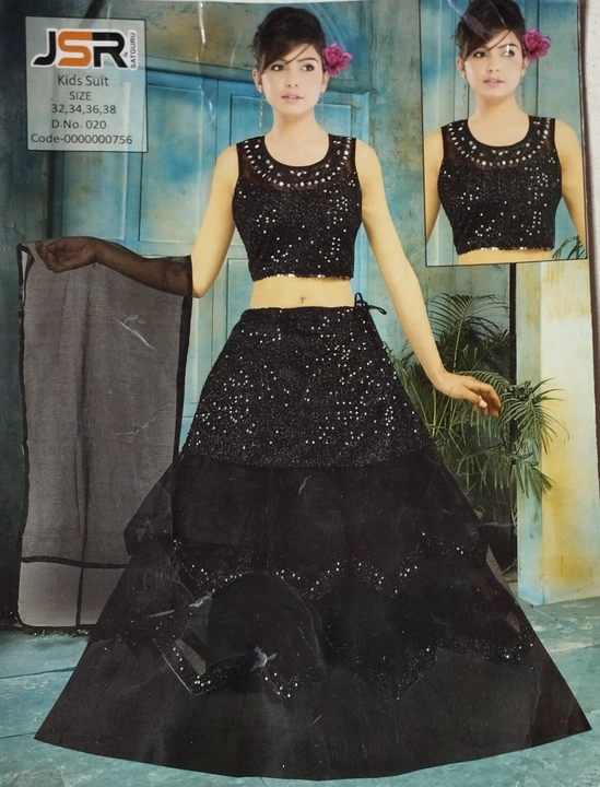 Product image with ID: trending-black-lehenga-50a6ce3d
