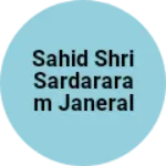 Business logo of Sahid shri sardararam janeral stor