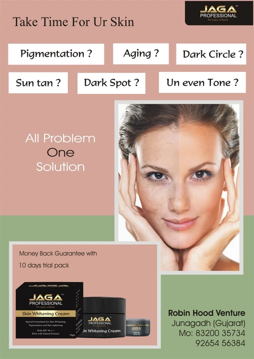 JAGA Professional Skin whitening cream  uploaded by Robin Hood Venture on 3/21/2023
