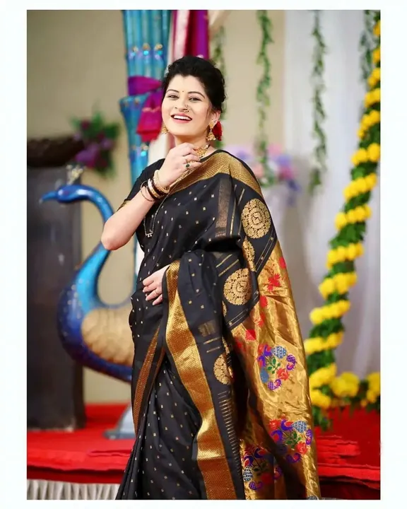 Soft lichi silk saree  uploaded by Fashion designer saree  on 3/21/2023