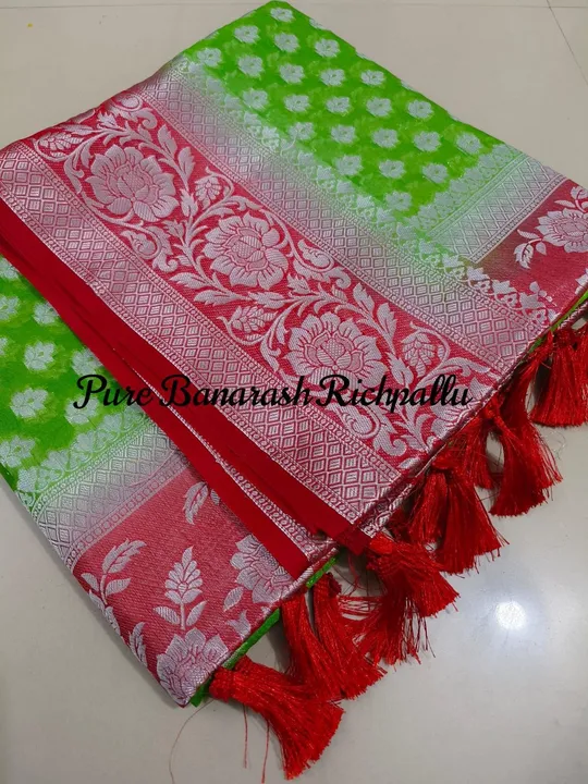 Soft new silk organza saree uploaded by Fashion designer saree  on 3/21/2023