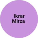 Business logo of Ikrar mirza