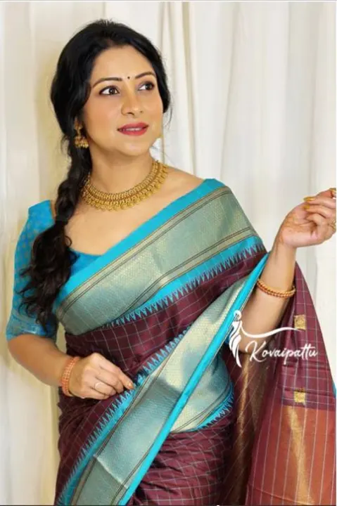 Rich pallu With Allover Chex Design  uploaded by DHANANJAY CREATION  on 3/21/2023