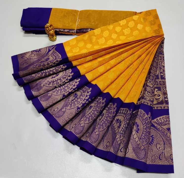 Slik cotton saree uploaded by Fashion Milira on 2/27/2021