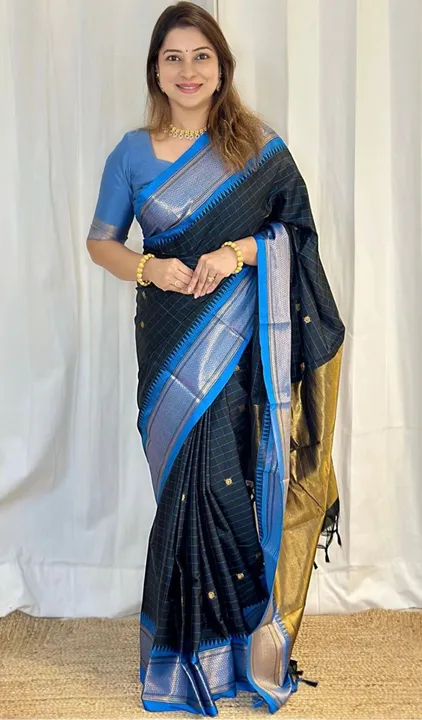 Banarasi Soft Silk Saree beutiful sareee with blouse piece  uploaded by Dhananjay Creations Pvt Ltd. on 3/21/2023