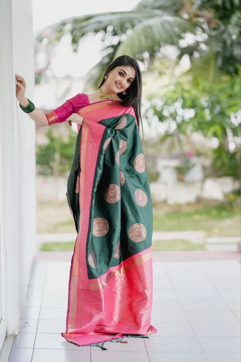 Beautiful banarasi silk saree  uploaded by Dhananjay Creations Pvt Ltd. on 3/21/2023