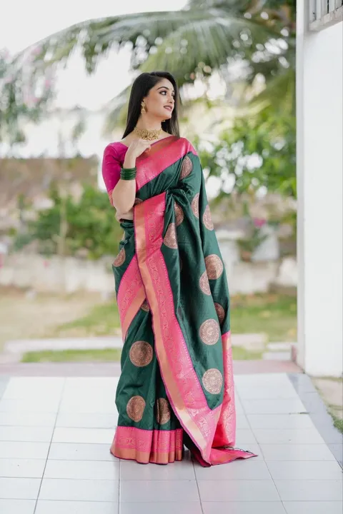 Beautiful banarasi silk saree  uploaded by Dhananjay Creations Pvt Ltd. on 3/21/2023