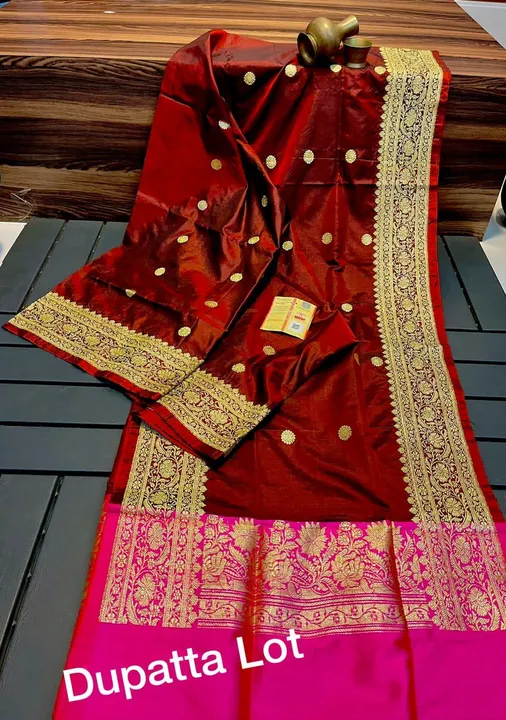 Banarsi handloom Pure katan silk sarees  uploaded by business on 3/21/2023