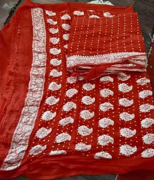 Banarsi Pure chiffon dress  uploaded by Saree on 3/21/2023