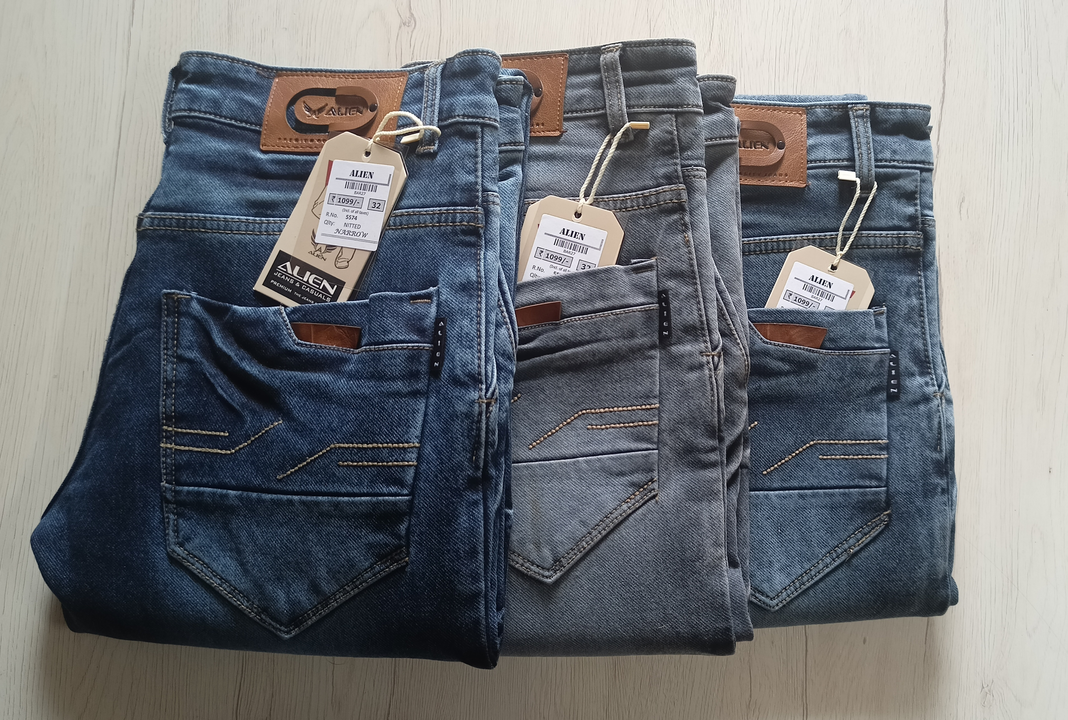 Nitted spary jeans  uploaded by Mataji clothing on 3/21/2023