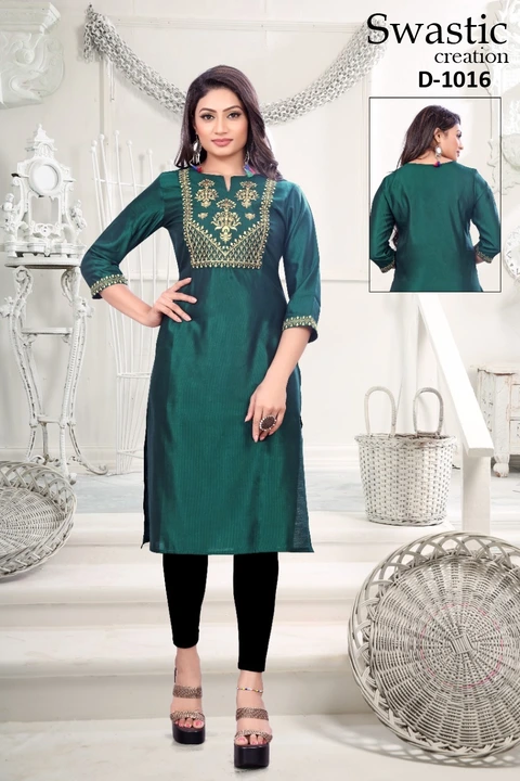 FANCY SEQUENCE KURTI uploaded by Swastik creation on 3/21/2023