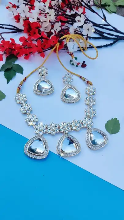 Kundan necklace set  uploaded by Sb designs on 3/21/2023