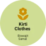 Business logo of Kirti clothes